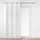 Perde e hollë dekor Sheer Curtain me figura gjeometrike, 140x240 cm, e bardhë