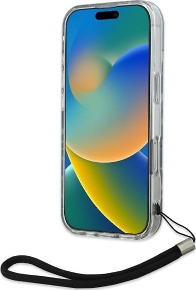 Kapak telefoni Karl Lagerfeld KLHCP16LHZBPKCCU, për iPhone 16 Pro 6.3", me rrip, zebër vjollcë