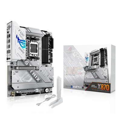 Мобо-плоча Asus ROG Strix X870 A Gaming WiFi, Socket AM5, DDR5, бела