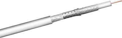 Kabllo koaksial Spacetronik RG6 Doka, 75 Ohm, 250 m, e bardhë