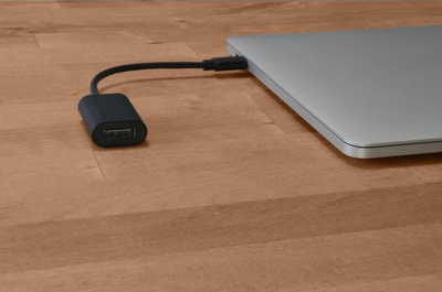 Adapter grafik Port Designs 900127, USB Type C në DisplayPort, 4K 60Hz, ngjyrë e zezë