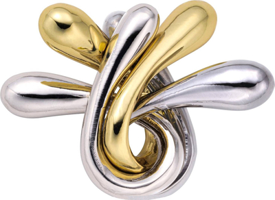 Puzzle metalik Hanayama Cast Ripple, 3 pjesë, ngjyrë metal