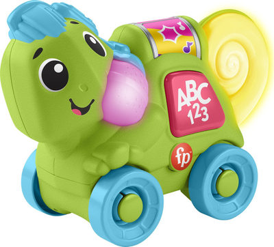 Lodër muzikore Mattel Fisher-Price Link Squad Kameleon HYL34, me drita, me tinguj, shumëngjyrëshe