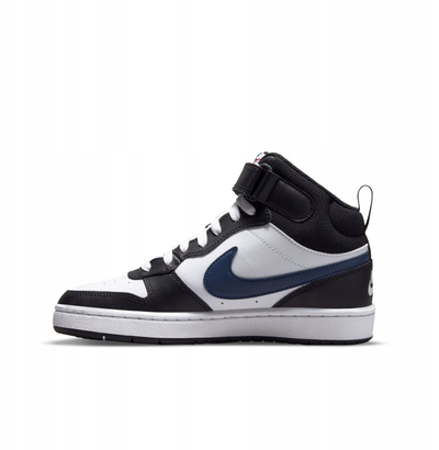 Atlete Nike Court Borough Mid 2 GS për kalamoj, të bardha me të zeza e të kuqe