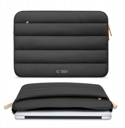 Futrollë laptopi Tech-Protect Fluffy, 13-14", e zezë