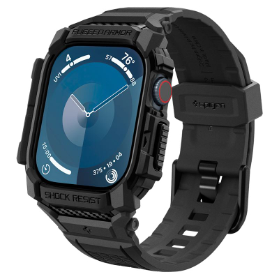 Mbrojtëse për orë Spigen Rugged Armor Pro për Apple Watch 10 Series, e zezë