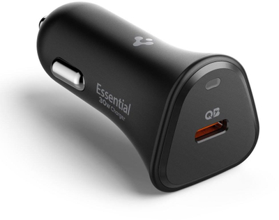 Ngarkues makine Spigen Essential EV301, 30W, USB C, i zi