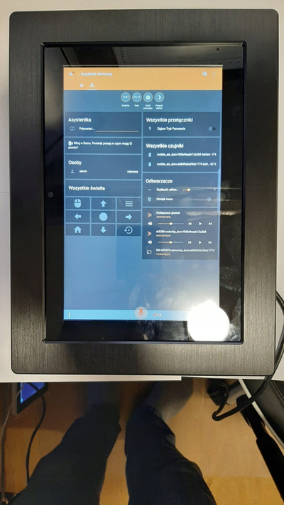 Mbajtëse muri për tablet Allnet Tablet Touch Display 10", kornizë e hollë, argjend