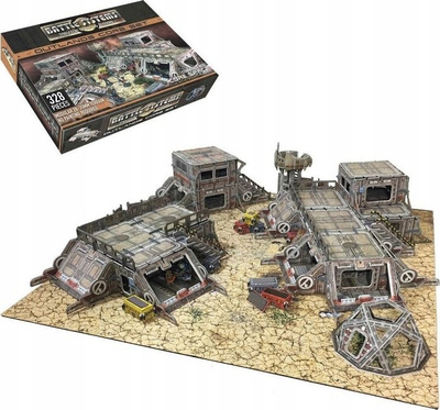 Set terreni për tavolinë Battle Systems Outlands Core, 28–35mm, tapet neopren 60 x 60 cm, shumëngjyrësh