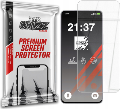 Xham mbrojtës Grizz HybridGlass për Honor X60, 9H, transparencë e qartë