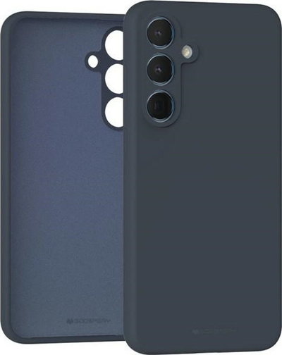 Mbulesë silikoni Mercury për Samsung A55, blu navy e errët