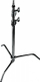 Stativ studio Avenger A2033LCB C-Stand 33, çelik i kromuar, këmbë me sliding leg, i zi