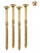 Vida strukturore për dru Den Braven 6x30 mm, Torx, 100 copë