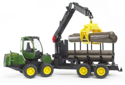 Makinë lodër Bruder John Deere 1210E, i gjelbër