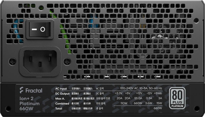Burim energjie Fractal Design Ion+ 2 Platinum FD-P-IA2P-660-EU ATX, 660W