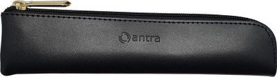 Etui për stilolaps Antra Case For One Pen, material lëkurë, i zi