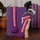 Shënues libri Book Scarf, shall për libra, rozë dhe vjollcë