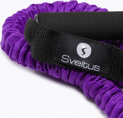 Shirit rezistence Sveltus Power Tube Medium, 1.25 m, për ushtrime force, ngjyrë lejla