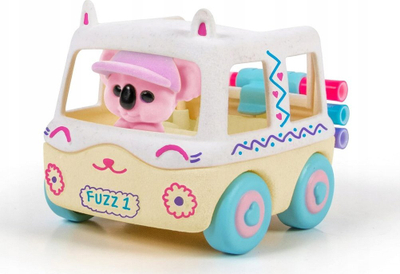 Lodër kreative Fuzzikins Family Car, set me makinë dhe koala, 3 stilolapsa që lahen, me plot ngjyra