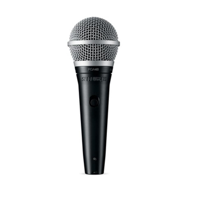 Mikrofon Shure PGA48, dinamik, me kabllo, i zi
