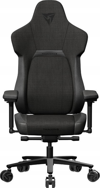 Karrige gaming ThunderX3 CORE Loft, deri 150 kg, me mbështetje për mesit, e zezë