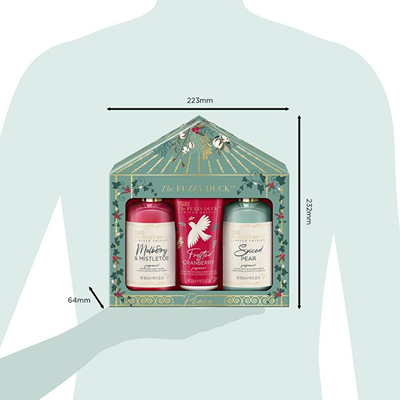 Set Baylis & Harding Winter Kingdom, krem dushi, 200 ml + qumësht për trup dhe duar, 200 ml + xhel dushi, 300 ml