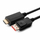 Kabllo video Microconnect MC DP HDMI 3004K, 3 m, DisplayPort me HDMI, e zezë