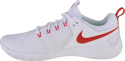 Atlete sportive Nike Air Zoom Hyperace 2, Zoom Air, taban gome, të bardha me të kuqe