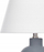 Lampë tavoline Beliani FABILOS, qeramike, 48 cm, gri