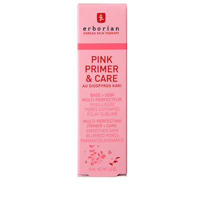 Bazë për grim Erborian Pink Bazë për grim & Care (Multi-Perfecting Bazë për grim + Care), 15 ml