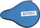 Mbulesë rakete pingpong Butterfly New Round Case Logo, poliester 210D, me zinxhir, e zezë