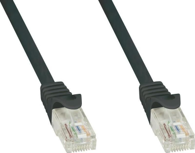 Kabllo rrjeti Techly TechlyPro RJ45 Cat5e, 2m, e zezë