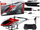 Helikopter RC Xhelikopter 70 cm me telekomandë 2.4 GHz, LED, i kuq