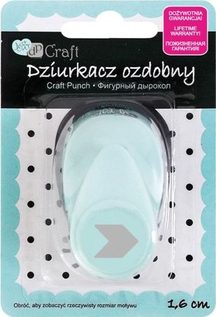 Grusht dekorativ Dp Craft Arrow, 1.6 cm, blu e çelët