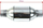 Katalizator sportiv AWG_C FI60, motor 2.0–3.0L, EURO 2, çelik inox