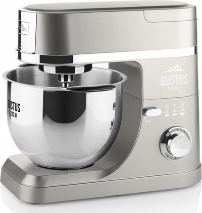 Mikser planetar ETA Gustus Magnus IV 412890040, 1200W, enë inox 5.5L, argjendt