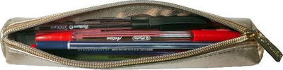 Penar Herlitz Mini Metallic Soft, cilindër, ngjyrë ari