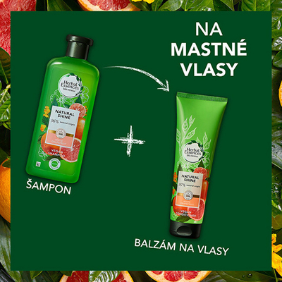 Balsam për flokë Herbal Essences White Grapefruit Lifeless Matte, 275 ml