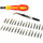 Set kaçavidash Torx Professional, 31 në 1, çelik krom vanadium, portokalli