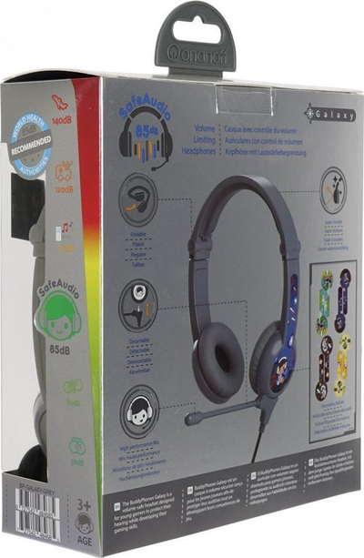 Kufje BuddyPhones Galaxy Purple