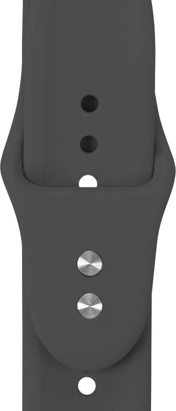 Rrip ore Crong Liquid për Apple Watch, 44/45/46/49 mm, silikon, grafit