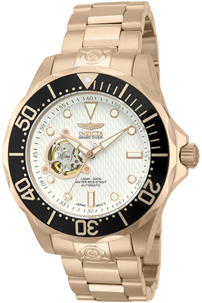 Orë për meshkuj Invicta Grand Diver Automatic 13712, e artë