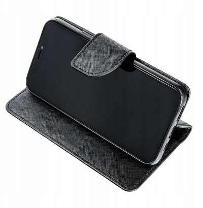 Футрола книга Fancy за Samsung S25 Plus, тенка, црна