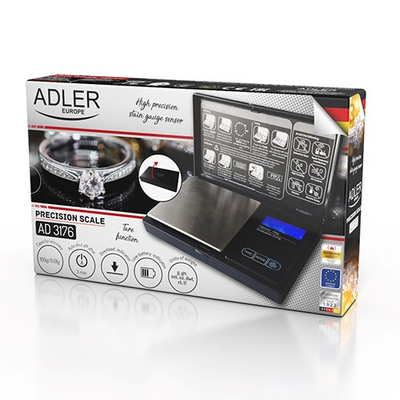 Peshorja precize Adler AD 3176, jubilare, 100g, 0.01g