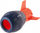 Lodër hedhëse Aerobie Super Sonic, 13.3cm, shkumë e butë, blu portokalli