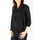 Женска кошула Levis 63959-0004, тричетврт ракави, со копчиња, црна