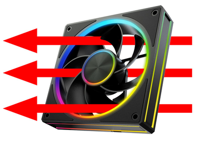 Ventilator kompjuteri MODECOM VOLCANO LOOP 120 ARGB, 120mm, PWM, i zi