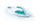 Hekur me avull Tefal FV6520, 2400W, taban qeramik, turquoise e bardhë