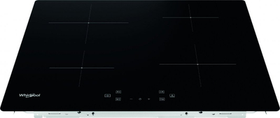 Индукциска плоча за готвење, Whirlpool WS Q4860 NE, 59 cm, 7200 W, 4 зони, црна