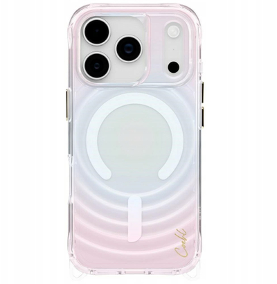 Mbrojtëse telefoni Uniq Coehl Vela për iPhone 17 Pro, me karikim magnetik, opal